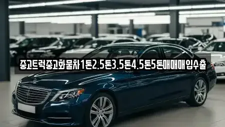 대전 유성구 덕진동 중고차 전문 중고트럭중고화물차1톤2.5톤3.5톤4.5톤5톤매매매입수출