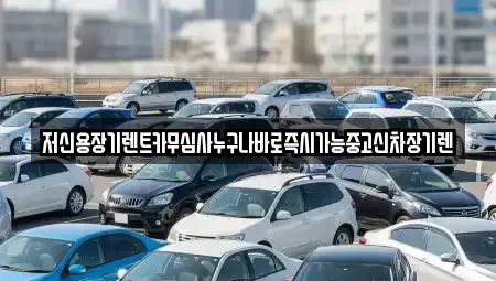 대전 유성구 어은동 장기렌트카 전문 저신용장기렌트카무심사누구나바로즉시가능중고신차장기렌