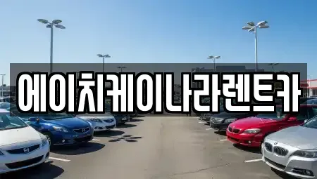 대전 유성구 학하동 렌트카 전문 에이치케이나라렌트카