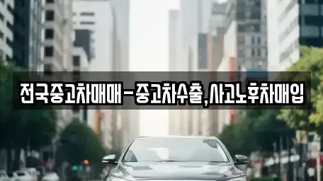 대전 유성구 학하동 중고차매입 전문 전국중고차매매-중고차수출,사고노후차매입