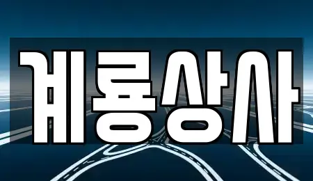 대전 중구 호동 중고차매매 전문 계룡상사