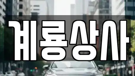 대전광역시 동구 대성동 중고차 전문 계룡상사