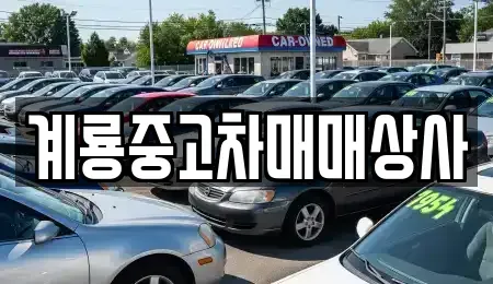 대전광역시 동구 대성동 중고차 전문 계룡중고차매매상사