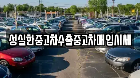 대전광역시 동구 대성동 중고차매입 전문 성실한중고차수출중고차매입시세
