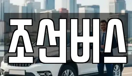 대전광역시 서구 우명동 중고차매매 전문 조선버스