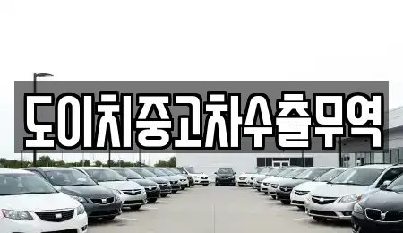 대전광역시 서구 흑석동 중고차 전문 도이치중고차수출무역