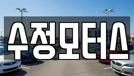 대전광역시 유성구 도룡동 중고차매매 전문 수정모터스