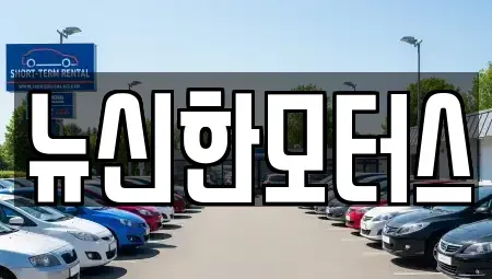 대전광역시 유성구 문지동 중고차 전문 뉴신한모터스