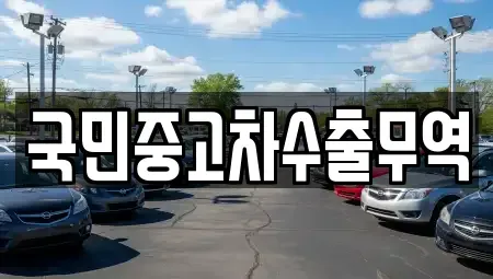 대전광역시 중구 금동 중고차 전문 국민중고차수출무역