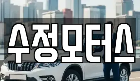 대전광역시 중구 금동 중고차 전문 수정모터스