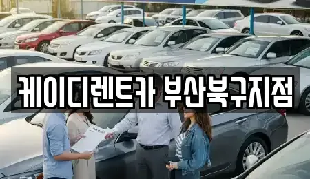 부산 북구 덕천동 렌트카 전문 케이디렌트카 부산북구지점