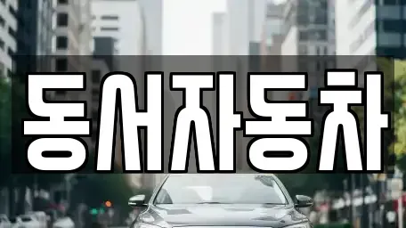 부산 사상구 삼락동 중고차 전문 동서자동차
