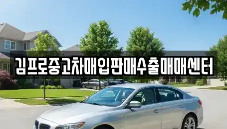 부산 사상구 삼락동 중고차매입 전문 김프로중고차매입판매수출매매센터