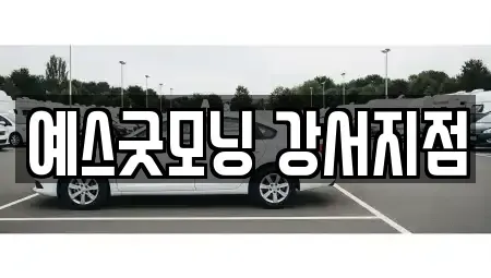 부산광역시 강서구 신호동 렌트카 전문 예스굿모닝 강서지점