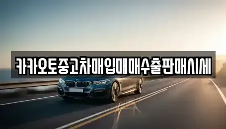 서울 성동구 금호동2가 중고차매입 전문 카카오토중고차매입매매수출판매시세