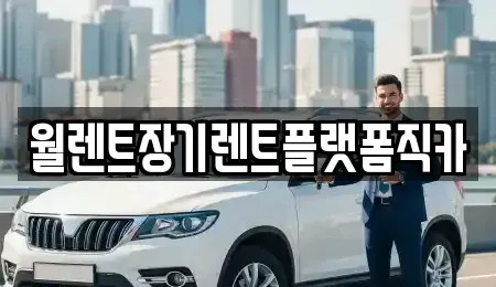 서울 성동구 금호동4가 장기렌트카 전문 월렌트장기렌트플랫폼직카