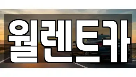서울 은평구 진관동 렌트카 전문 월렌트카