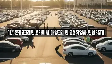 서울 종로구 연건동 중고차매입 전문 가.5톤카고크레인.스카이차.대형크레인.고소작업차.연합S중기