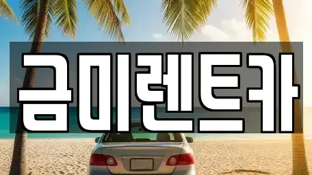 서울 종로구 평창동 렌트카 전문 금미렌트카