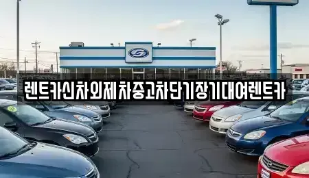 서울특별시 동대문구 청량리동 장기렌트카 전문 렌트카신차외제차중고차단기장기대여렌트카