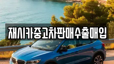 서울특별시 성동구 마장동 중고차매매 전문 재시카중고차판매수출매입