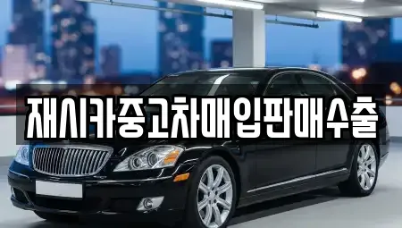 서울특별시 성북구 성북동 중고차매입 전문 재시카중고차매입판매수출