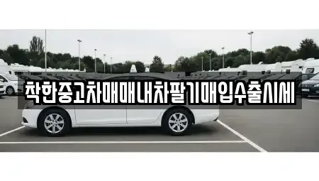 서울특별시 송파구 송파동 중고차매입 전문 착한중고차매매내차팔기매입수출시세