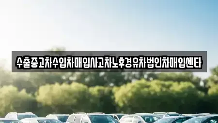 서울특별시 영등포구 당산동4가 중고차매입 전문 수출중고차수입차매입사고차노후경유차법인차매입센타