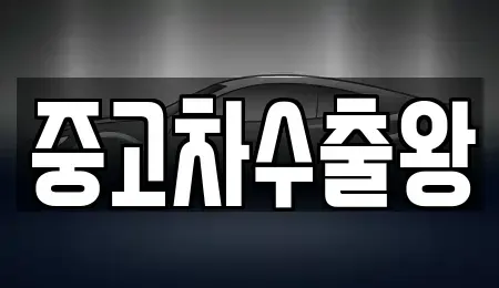 서울특별시 영등포구 양화동 중고차 전문 중고차수출왕