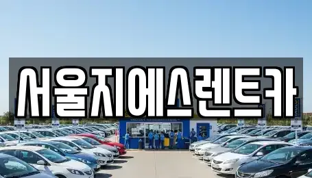 서울특별시 은평구 녹번동 렌트카 전문 서울지에스렌트카