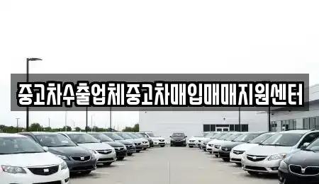 서울특별시 종로구 신문로2가 중고차매입 전문 중고차수출업체중고차매입매매지원센터