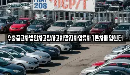 서울특별시 중랑구 묵동 중고차매입 전문 수출중고차법인차고장사고차망자차압류차1톤차매입센터