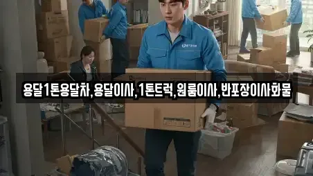 용달1톤용달차,용달이사,1톤트럭,원룸이사,반포장이사화물