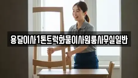 용달이사1톤트럭화물이사원룸사무실일반