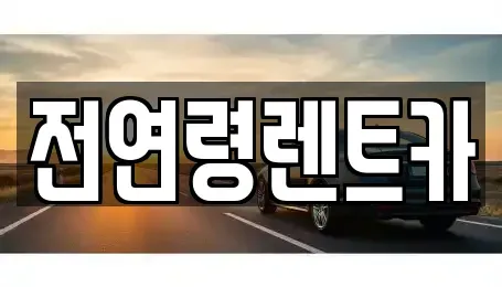 울산 남구 야음동 렌트카 전문 전연령렌트카