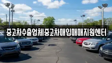울산 동구 서부동 중고차매입 전문 중고차수출업체중고차매입매매지원센터