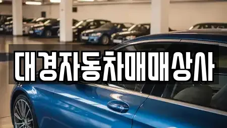 울산 북구 효문동 중고차 전문 대경자동차매매상사