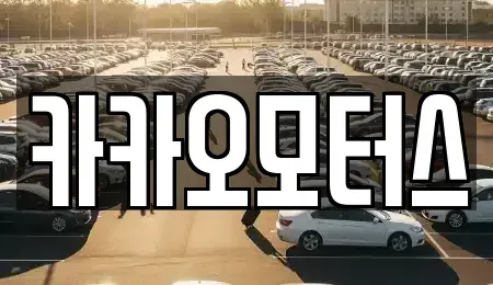 울산 북구 효문동 중고차 전문 카카오모터스