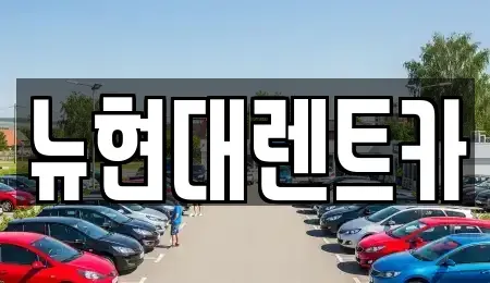 울산광역시 중구 학성동 렌트카 전문 뉴현대렌트카