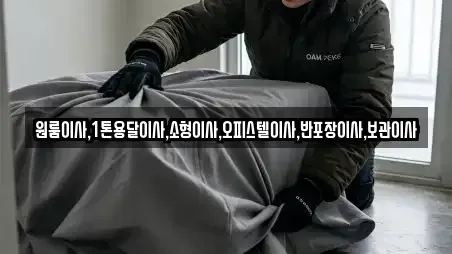 원룸이사,1톤용달이사,소형이사,오피스텔이사,반포장이사,보관이사