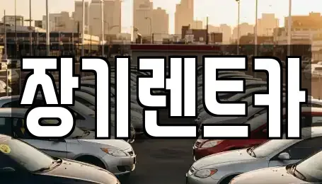 인천 남동구 장수동 장기렌트카 전문 장기렌트카
