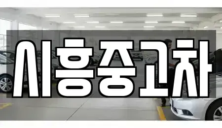 인천 남동구 장수동 중고차매매 전문 시흥중고차