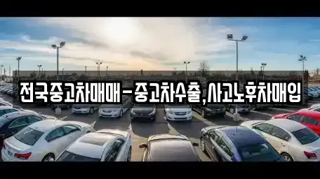 인천 미추홀구 학익동 중고차매입 전문 전국중고차매매-중고차수출,사고노후차매입