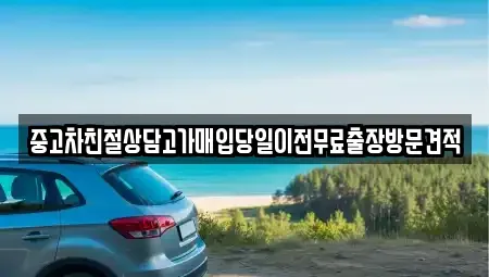 인천 미추홀구 학익동 중고차매입 전문 중고차친절상담고가매입당일이전무료출장방문견적
