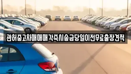 인천 서구 공촌동 중고차매매 전문 관허중고차매매매각즉시송금당일이전무료출장견적
