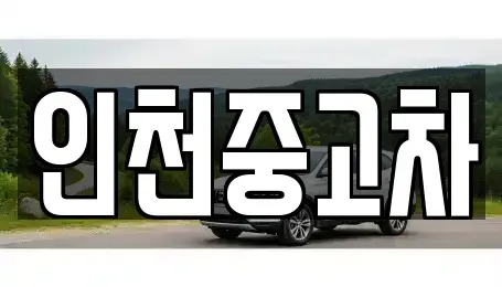 인천 서구 석남동 중고차 전문 인천중고차