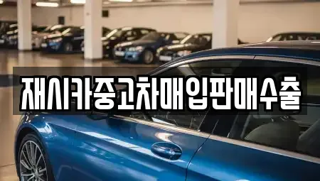 인천 중구 남북동 중고차 전문 재시카중고차매입판매수출