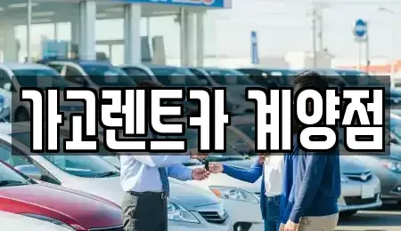 인천광역시 계양구 방축동 렌트카 전문 가고렌트카 계양점