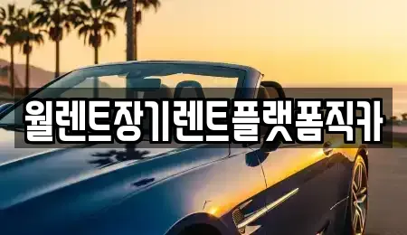 인천광역시 동구 송림동 장기렌트카 전문 월렌트장기렌트플랫폼직카