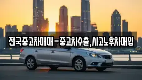 인천광역시 서구 오류동 중고차매입 전문 전국중고차매매-중고차수출,사고노후차매입